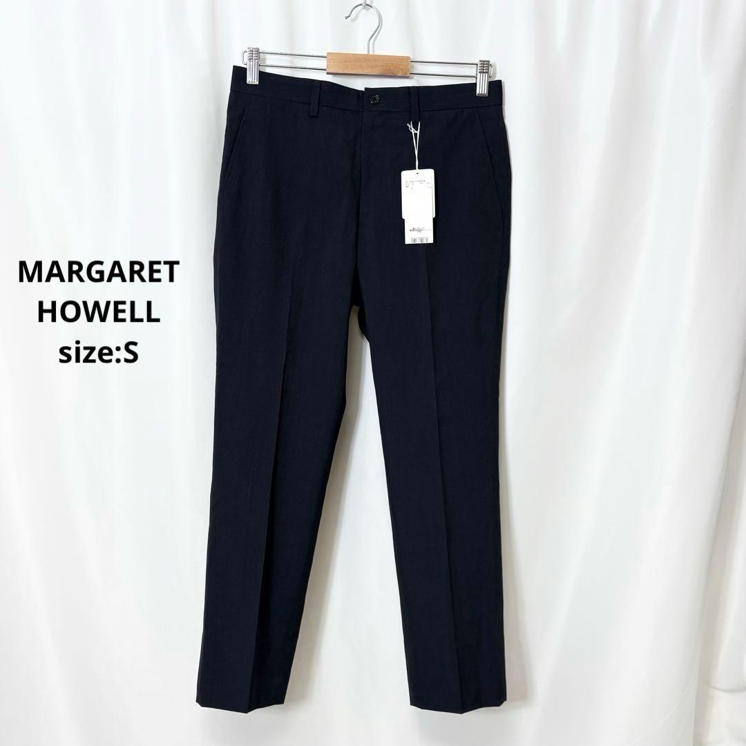 MARGARET HOWELL 新品未使用タグ付 トラウザーズ ウールスラックス