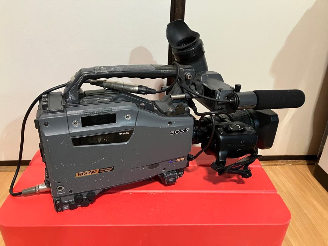 【ジャンク】ソニーHDCAMカムコーダーHDW-750（ケース付き）