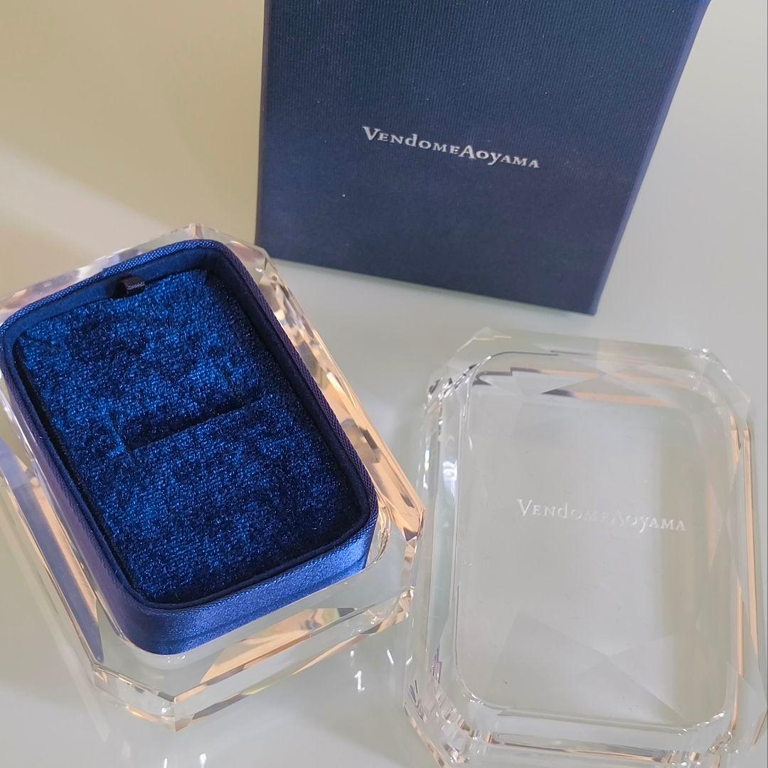 美品　ヴァンドーム青山　K10 YG　スクエア　天然石　シンプル　ネックレス