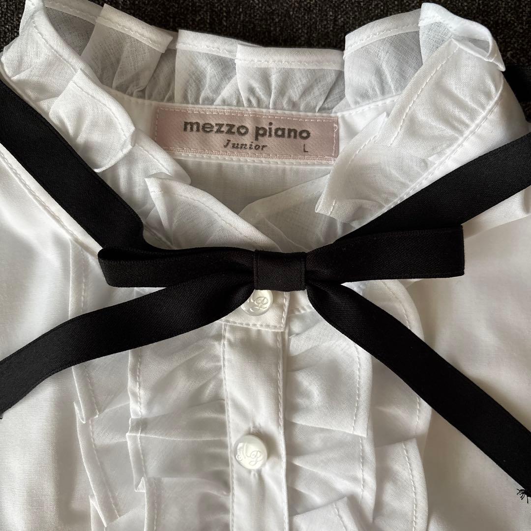 メゾピアノ160卒服（ジャケット＆ブラウス）　セレモニーコレクション2024