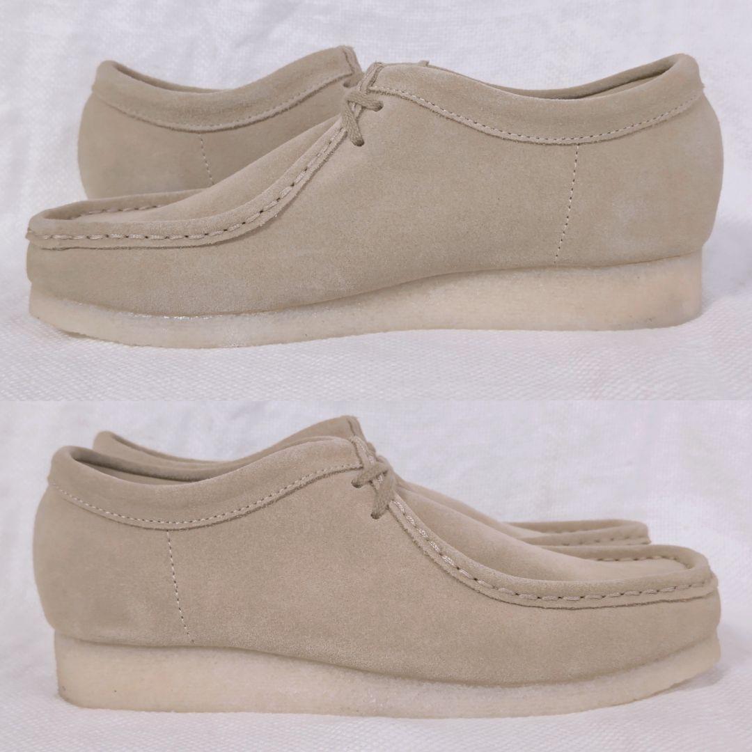 パパスPapasワラビータイプスウェードレザーブーツシューズ40Mサンドベージュ