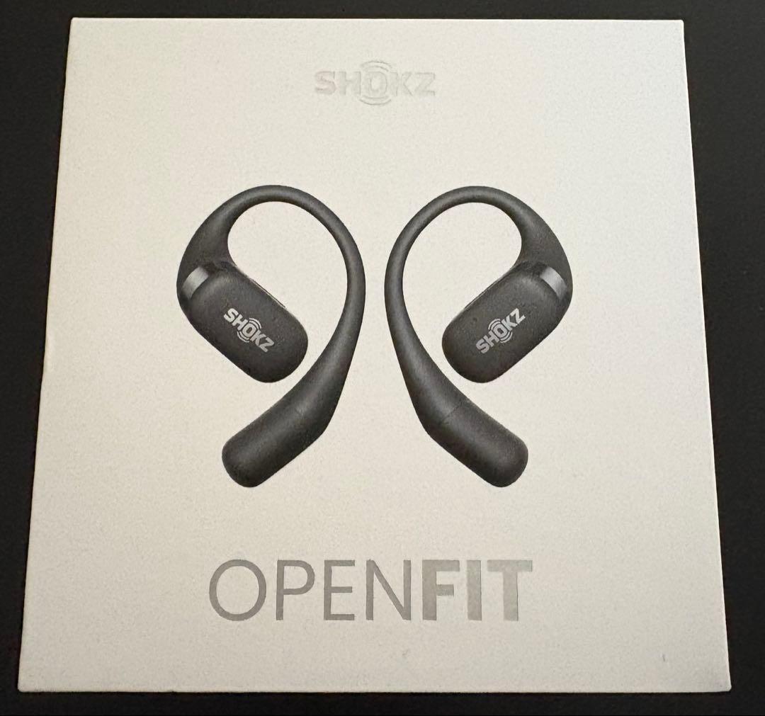 【美品】SHOKZ OPENFIT ワイヤレスイヤホン 黒