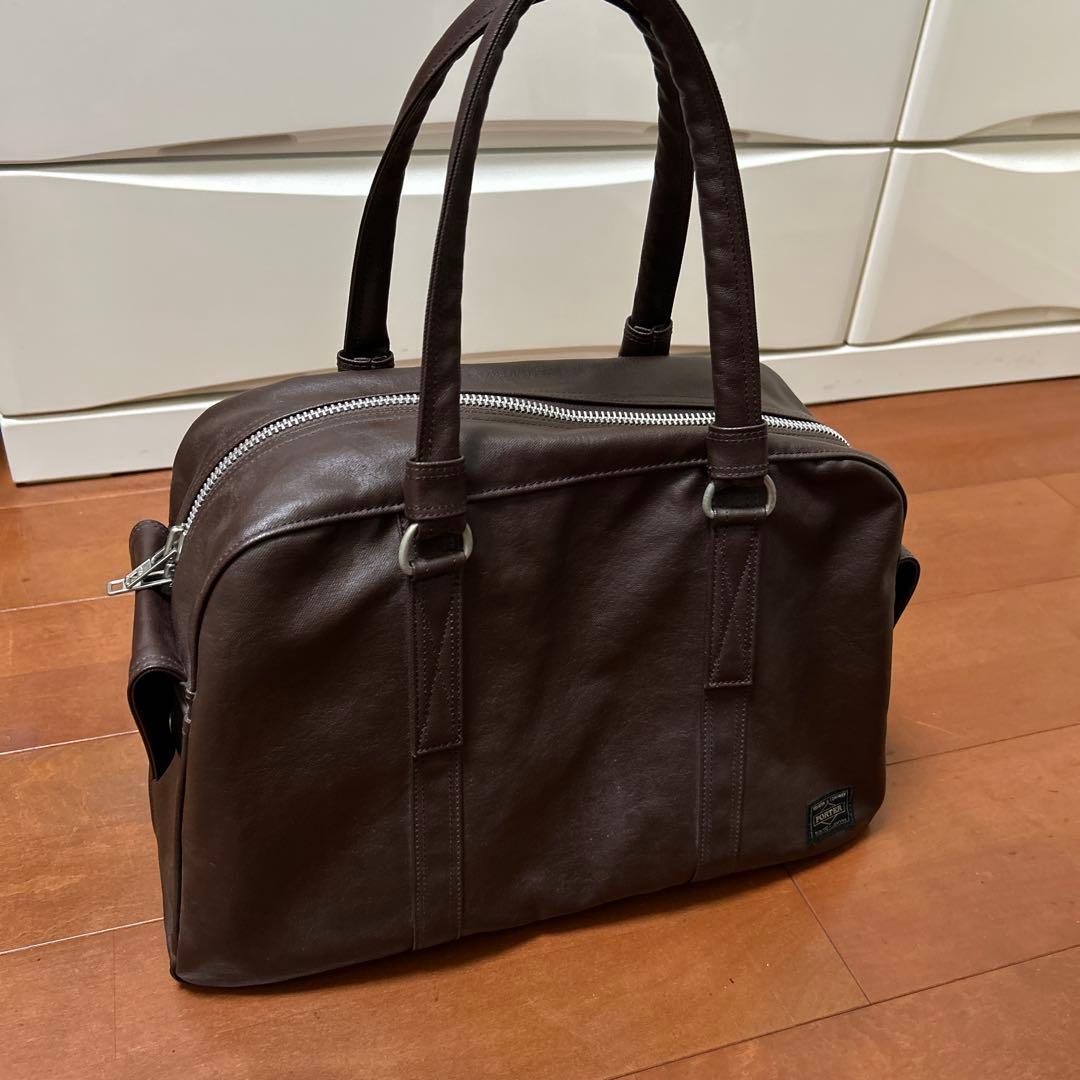 ポーター フリースタイル ミニボストンバッグ ブラウン（チョコ）