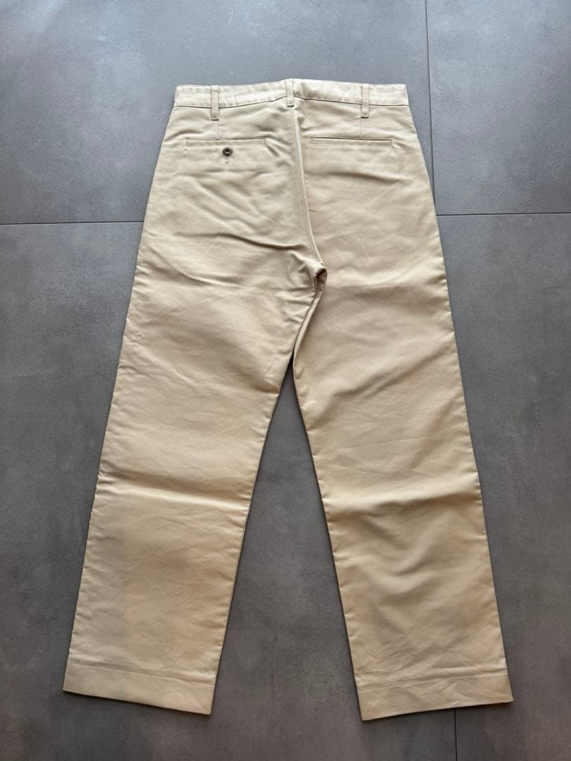 PABLO VINCI Oiled chino trousers L ナチュラル