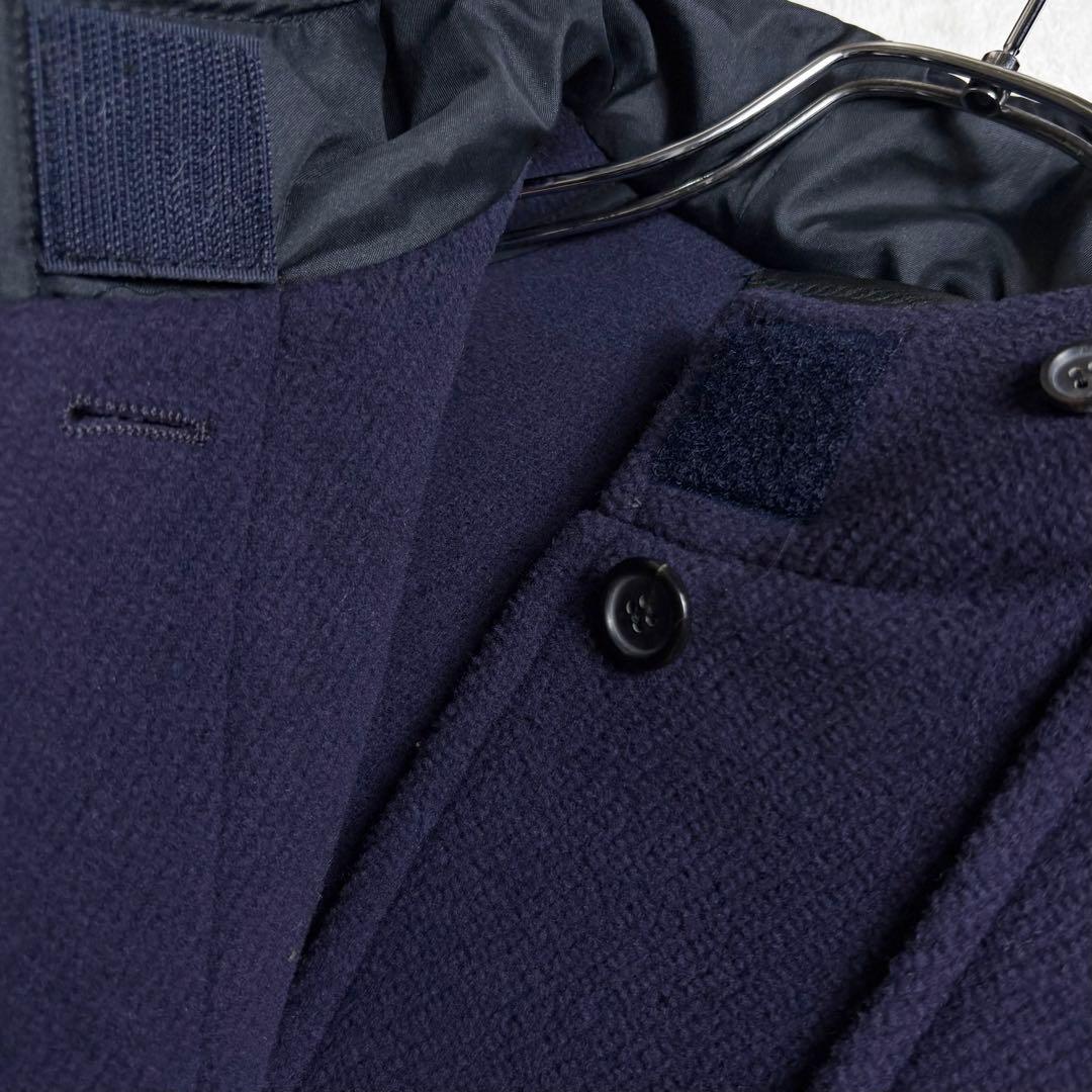 極美品✨PRADA ダブルフェイス レザーベルト フード コート 42