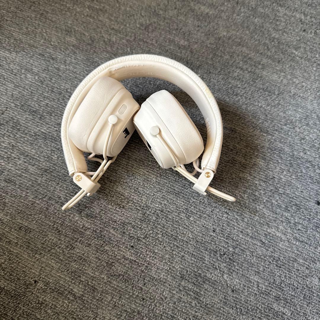 Marshall ワイヤレスヘッドホン ホワイト