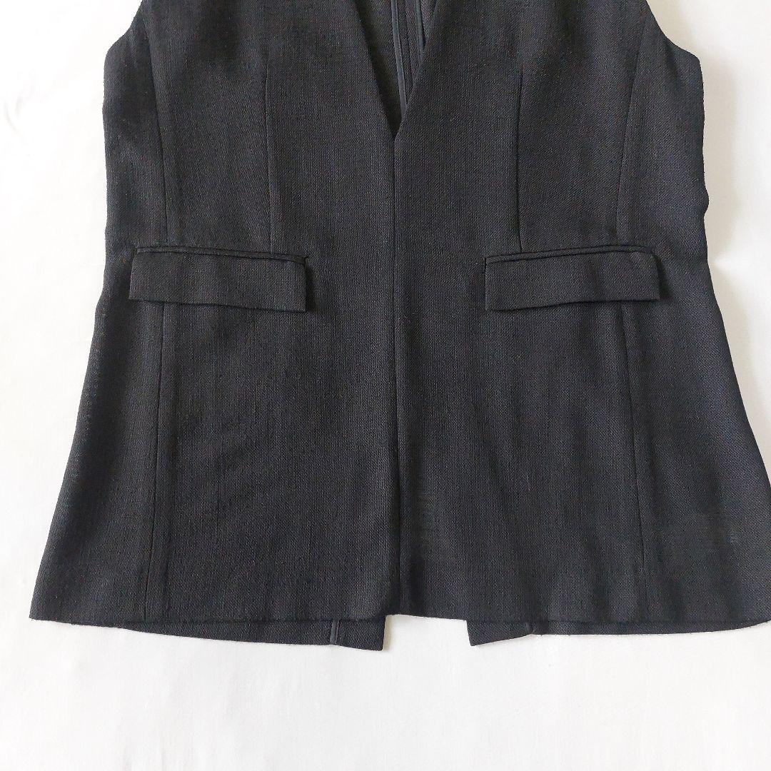 【人気】ウィムガゼット ジュートライク Vネック プルオーバージレ 25SS 黒