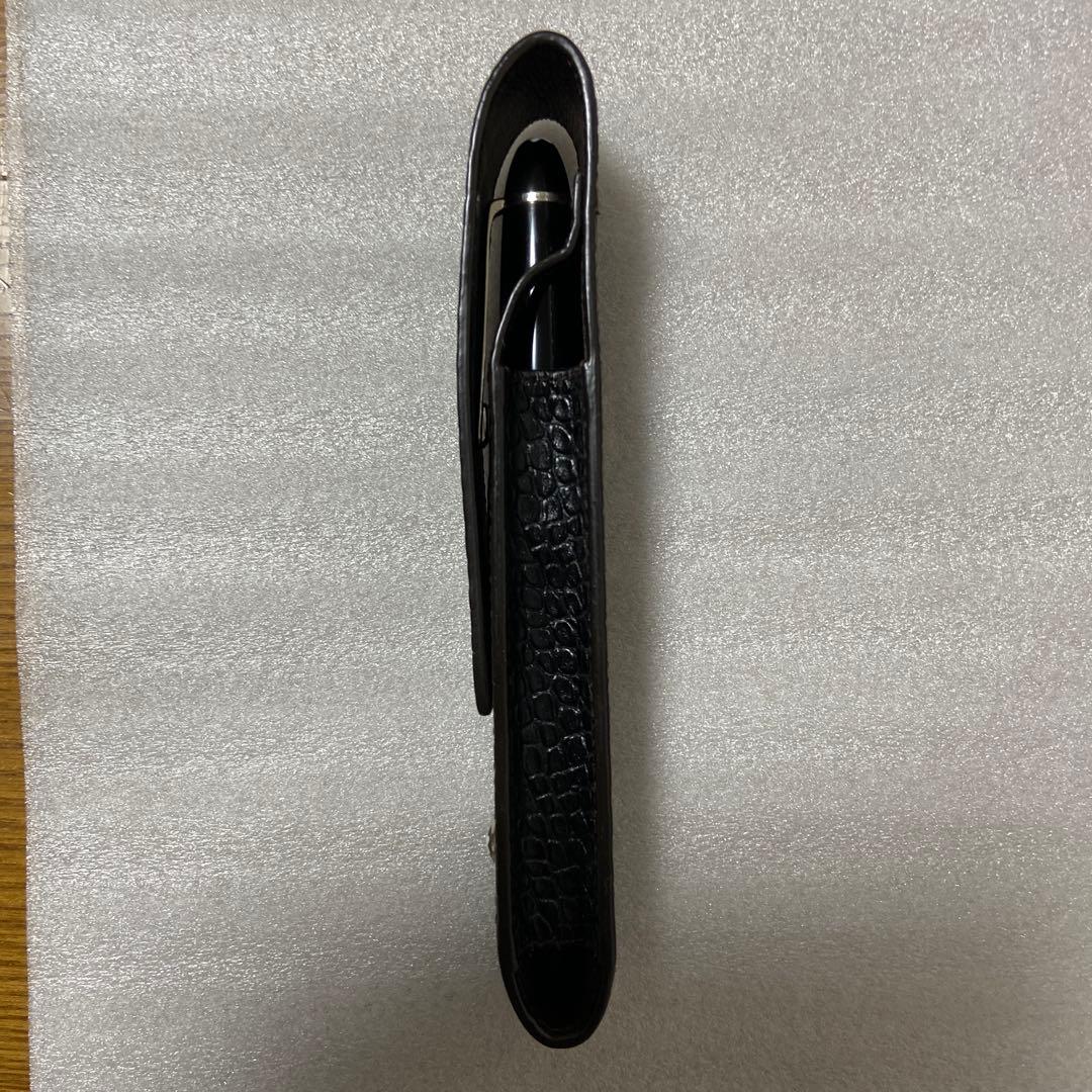 【希少】モンブラン カーフレザー クロコ型押しペンケース