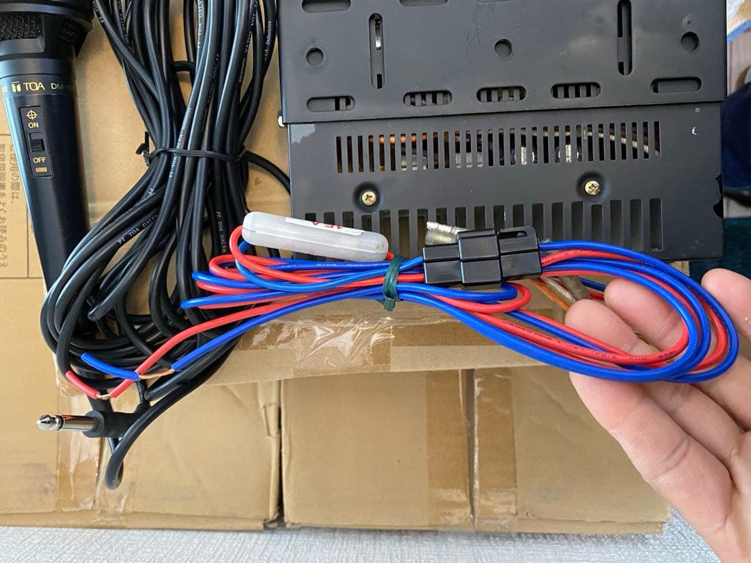 UNI-PEX選挙スピーカー2本で70W TOA CA-600DN60W１台他