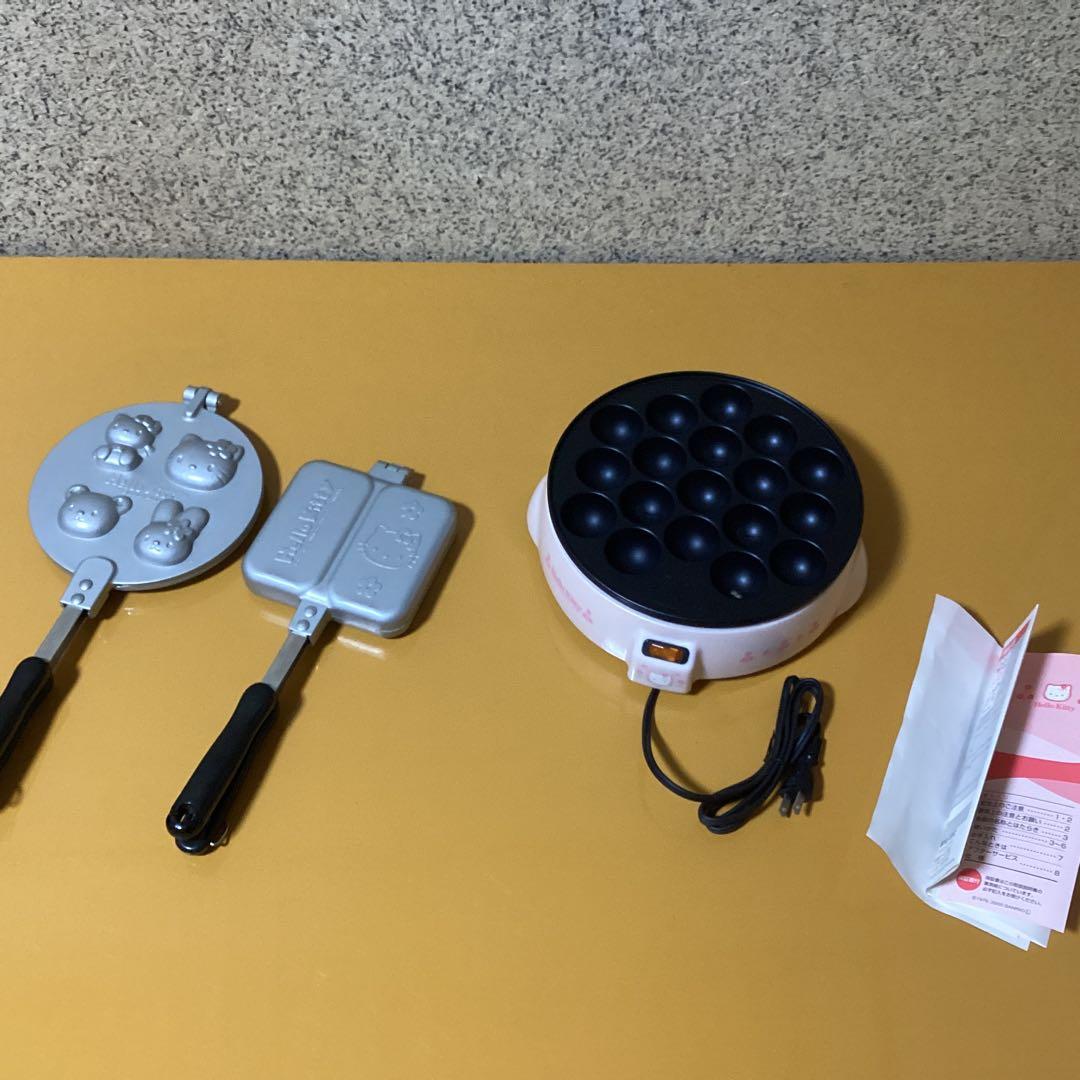 2280 ハローキティたこ焼き機 &ホットサンドメーカー