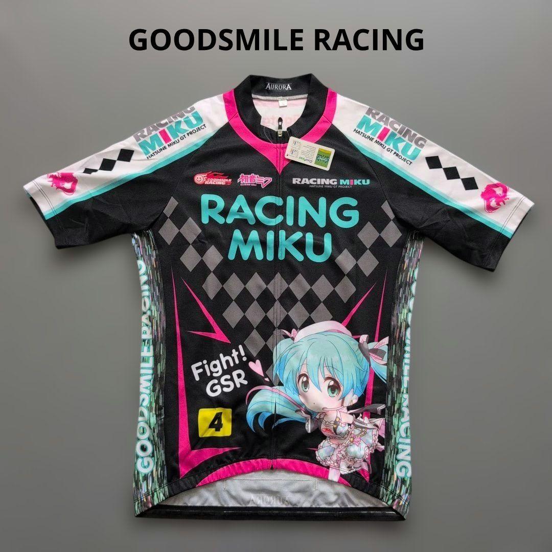 【未使用タグ付き】レーシングミク　サイクルジャージ　ねんどろいどイラスト　L