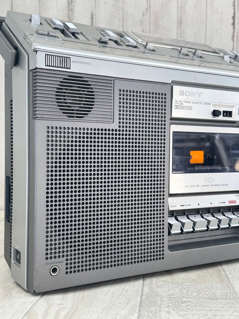 希少・動作品 | SONY ソニーラジカセ CFS-686 カセットレコーダー