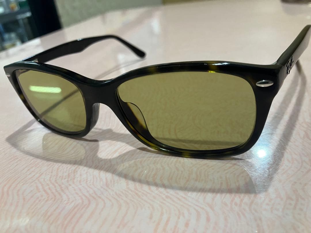 タレックス　イーズグリーン　レイバンメガネフレーム　度なし