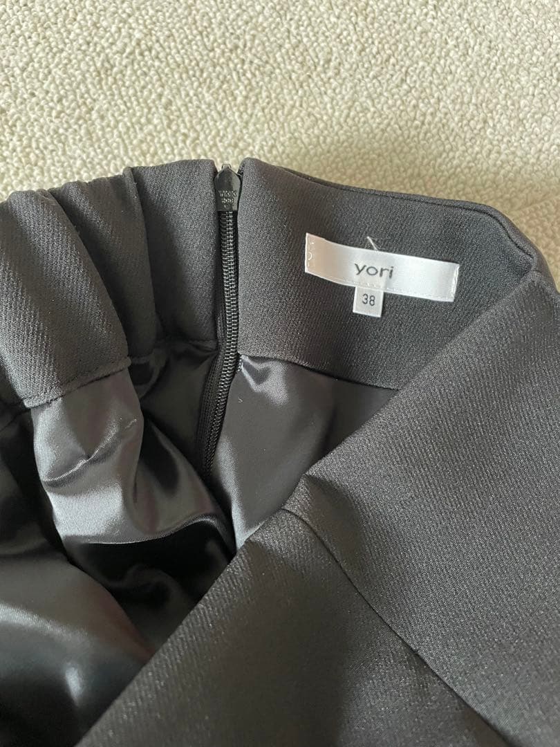 yori トリプルクロスショートパンツ 38 ブラック