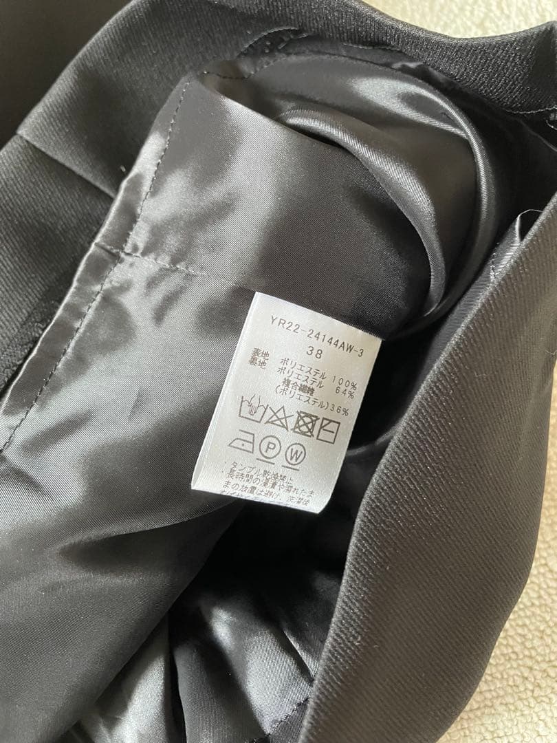 yori トリプルクロスショートパンツ 38 ブラック