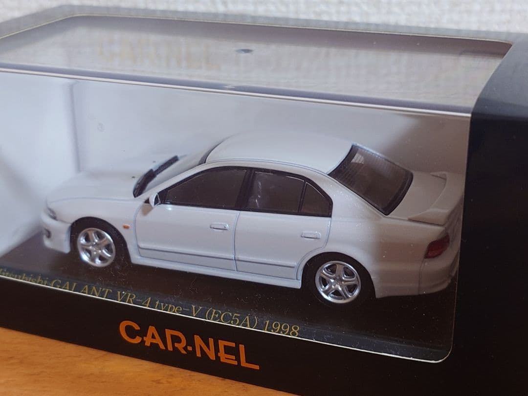 1/43 CAR-NEL 三菱 ギャラン VR-4 type-V EC5A 白