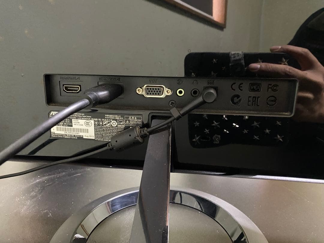 ASUS vx279 モニター　27インチ