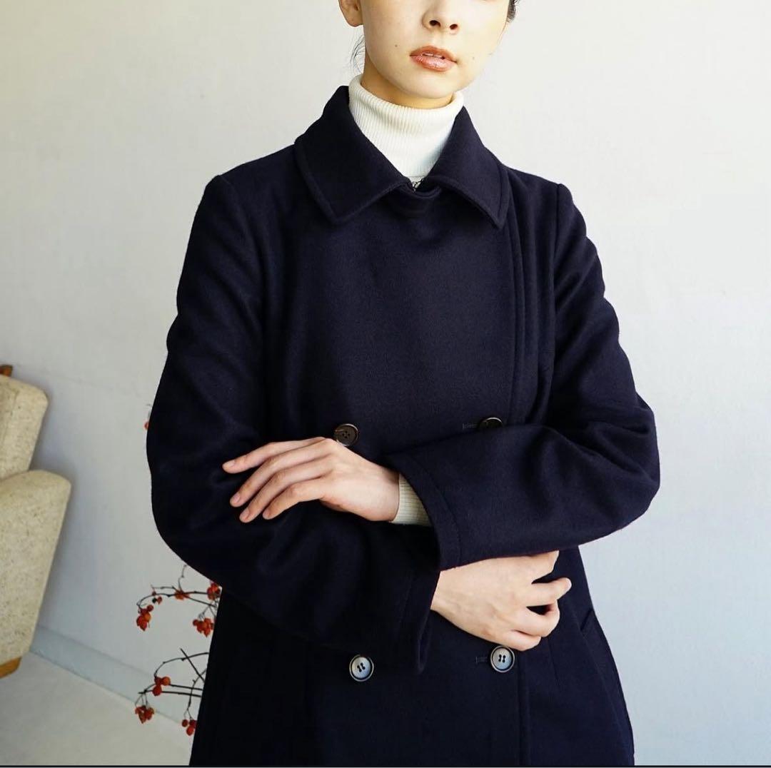 foufou メルトンダブルコート