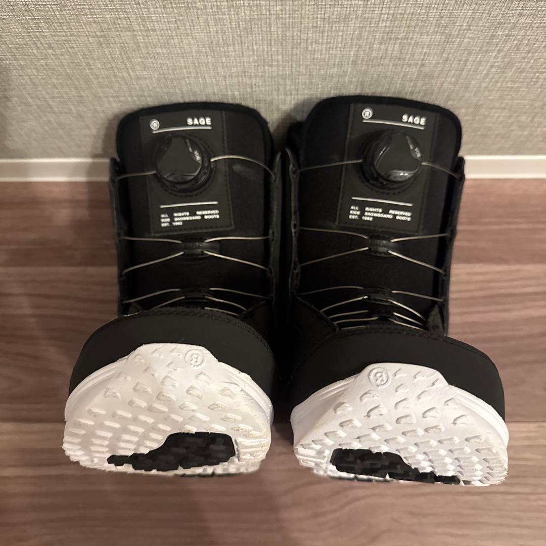 【美品】24cm RIDE SAGE ボア スノーボードブーツ(女性用)