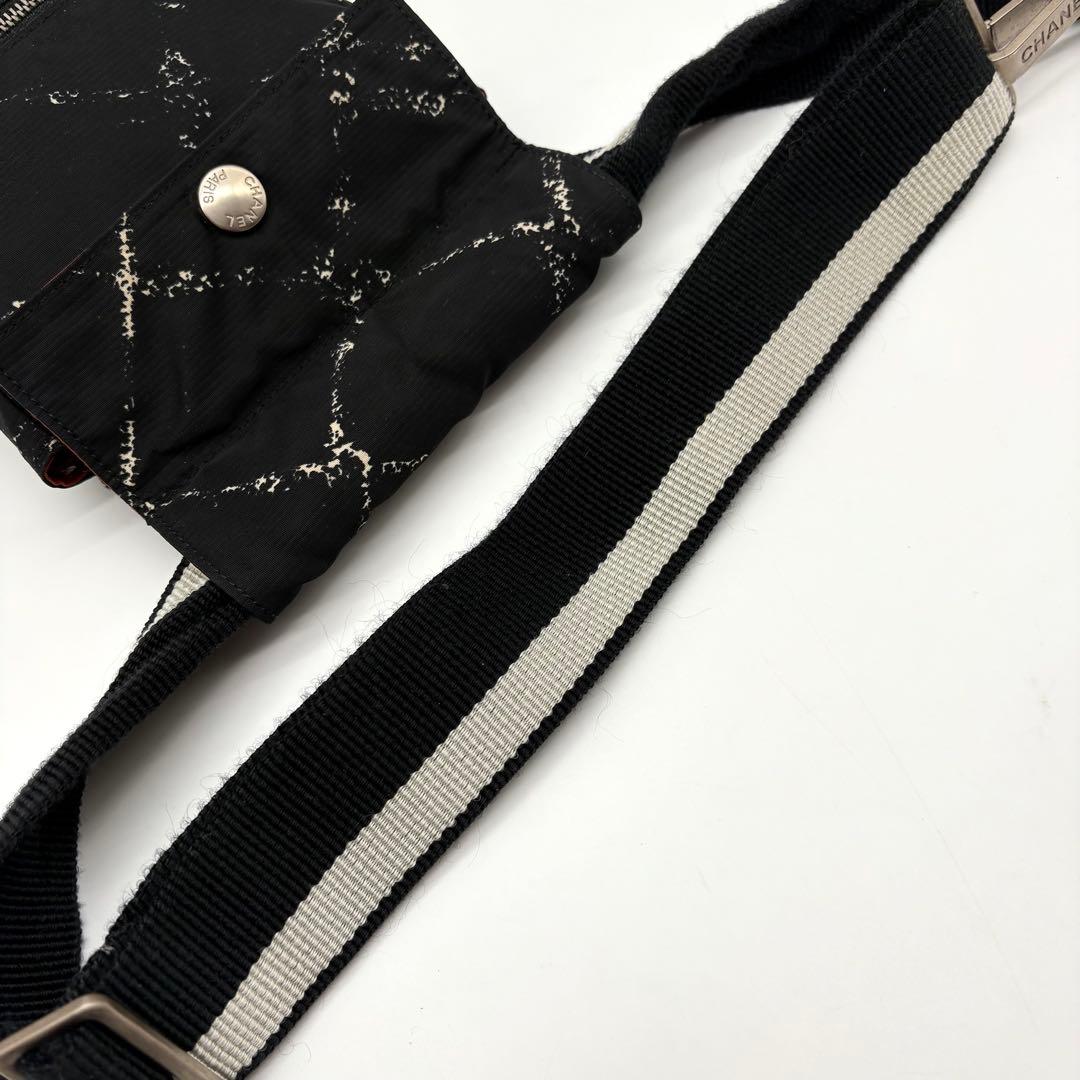 【極美品 Gカード】シャネル ウエストポーチ ショルダーバッグ シリアルシール