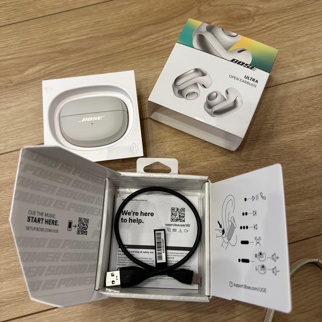BOSE ワイヤレスイヤホンEarbuds ULTRA OPEN EB WHT