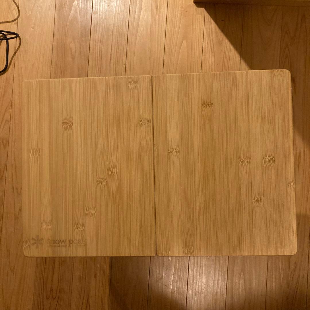  peak 竹製 折りたたみテーブル