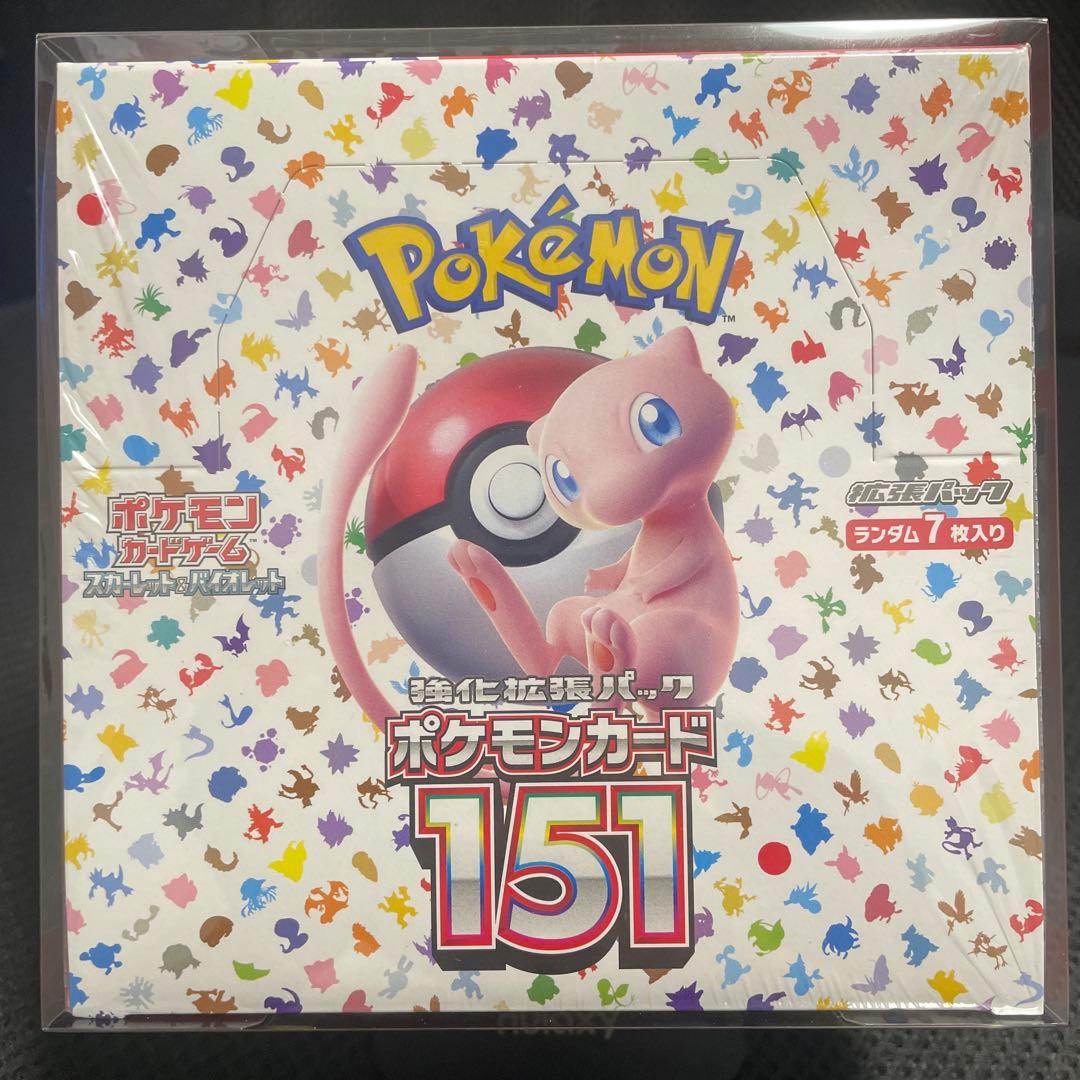 ポケモンカード 151 BOX 新品未開封シュリンク付き