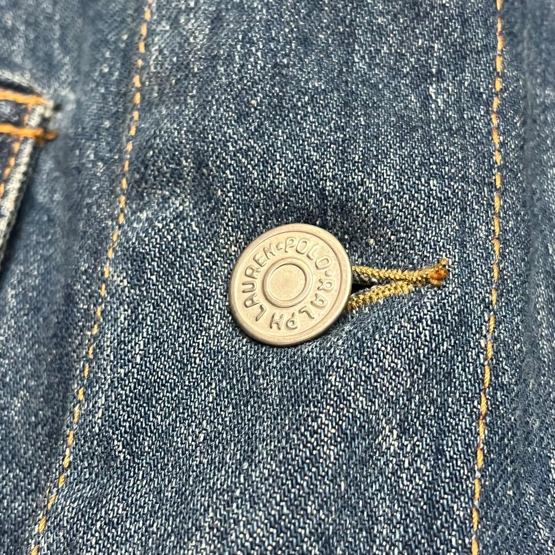 ポロカントリー　レア！リバーシブルデニムジャケット　レディース　ラルフローレン