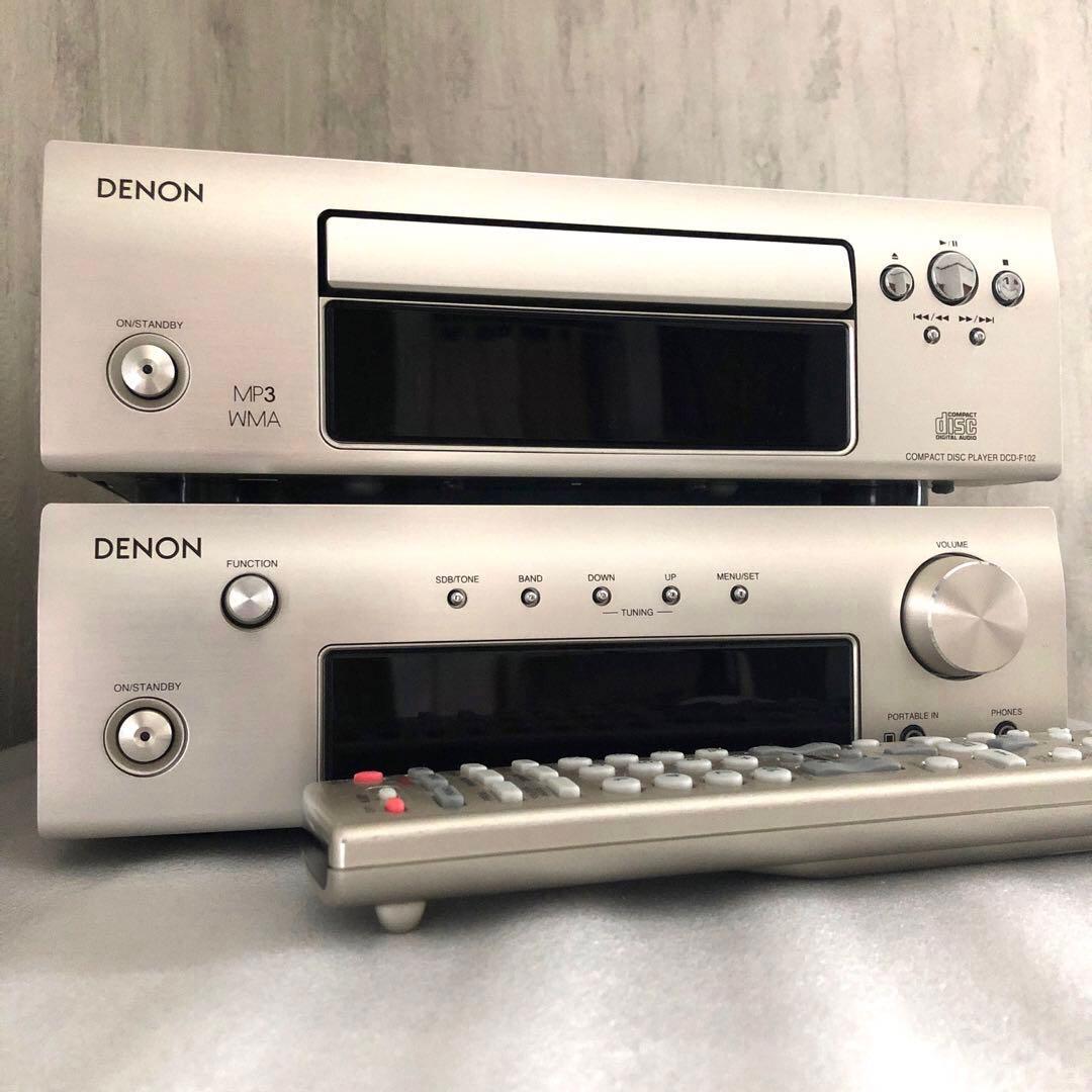 ラジオ・コンポ DENON DRA-F102 DCD-F102