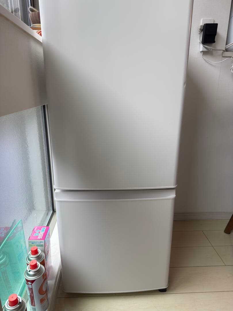 三菱電機 冷蔵庫 MR-P15J-W 2023年製　未使用品