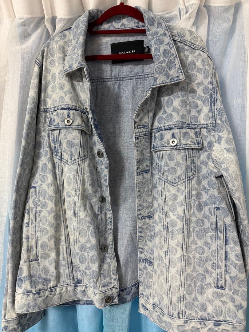 COACH デニムジャケット シグネチャー XL