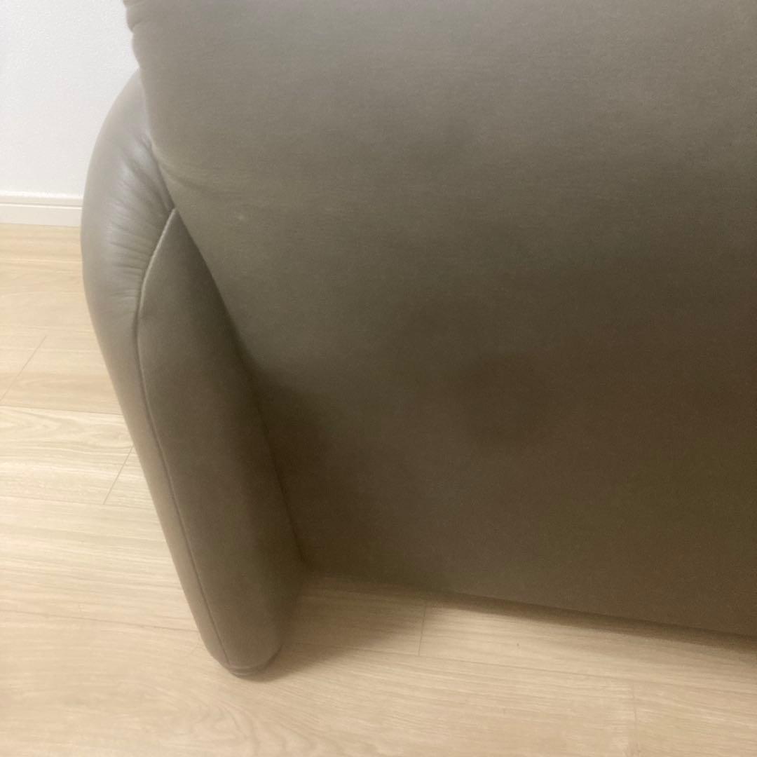 週末限定価格！カッシーナ　マラルンガFZ革 グレー　オットマン付