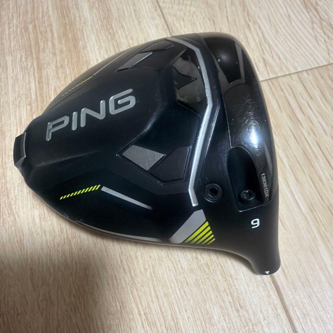 ＰＩＮＧ　G４３０　ＭＡＸ１０k ９度　ドライバー　ヘッド（ヘッドカバー付）