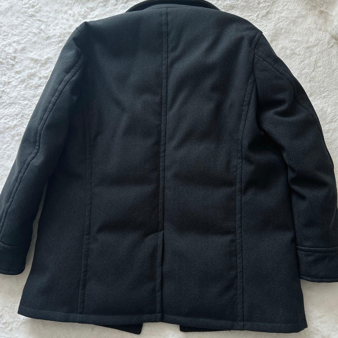 フェローズ Pherrow's ヘリンボーン ダウン 80% Pコート　超暖か