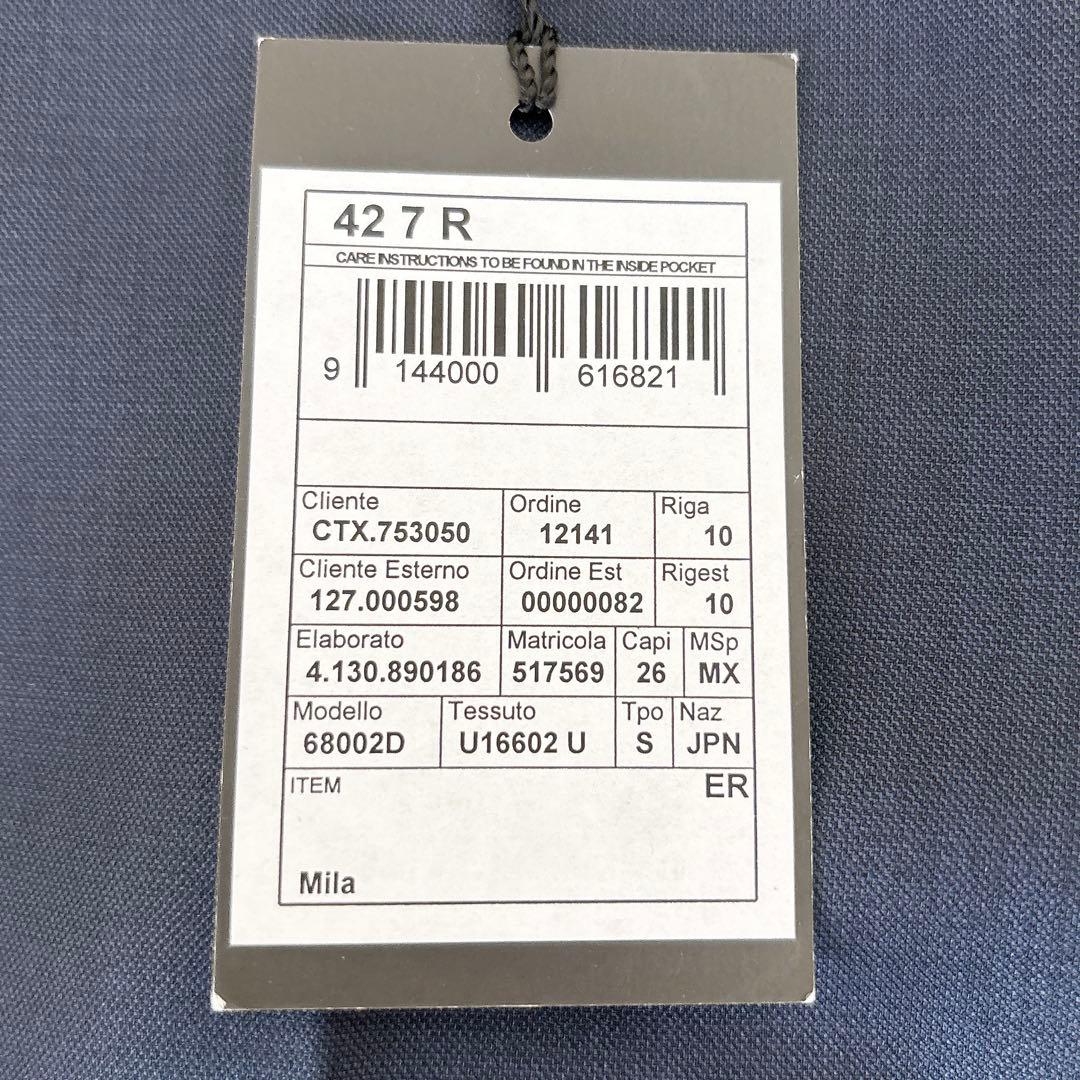 【新品未使用】エルメネジルド ゼニア スーツ スラックス パンツ ネイビー