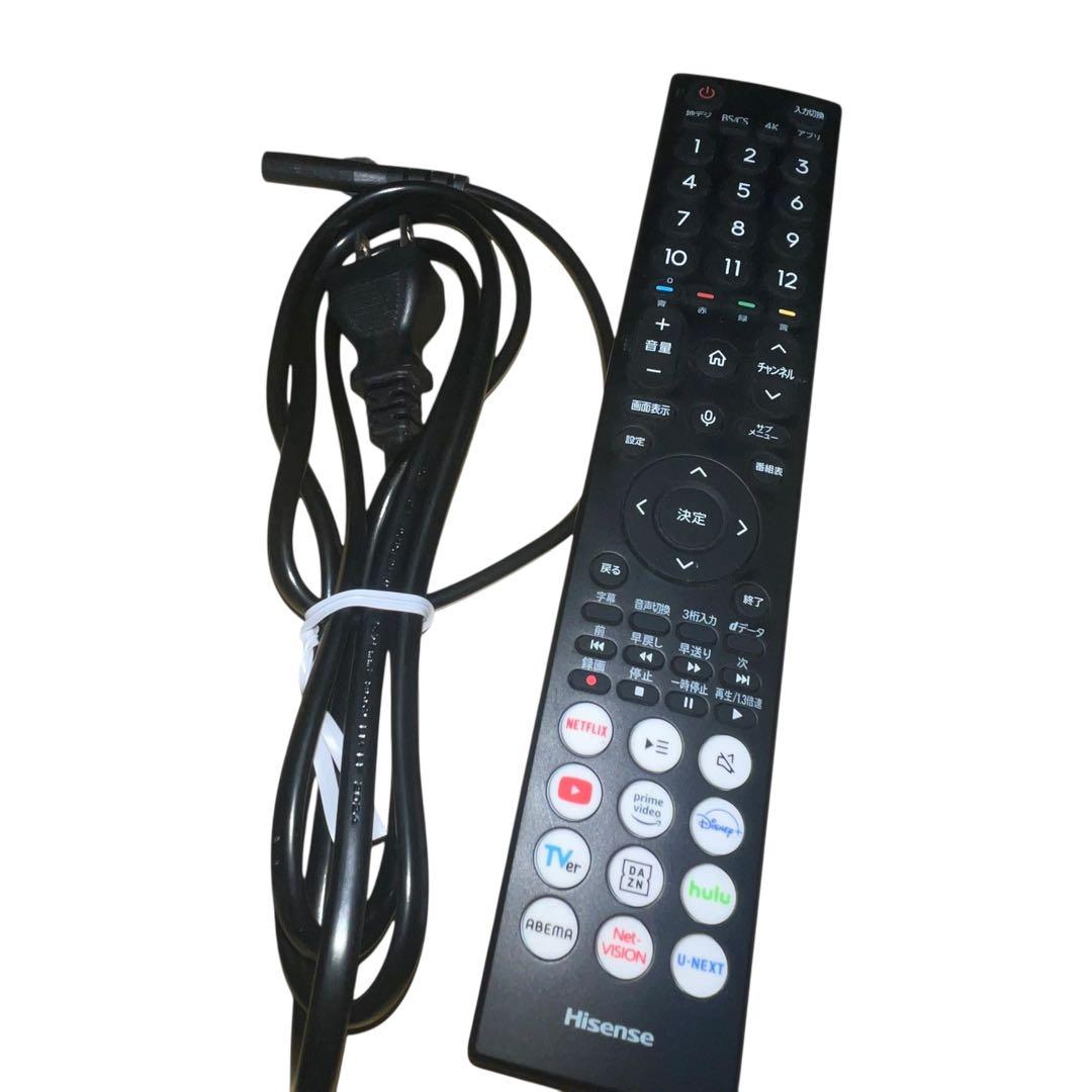 【良品】ハイセンス 43インチ 液晶テレビ 43A6K 　2024年製