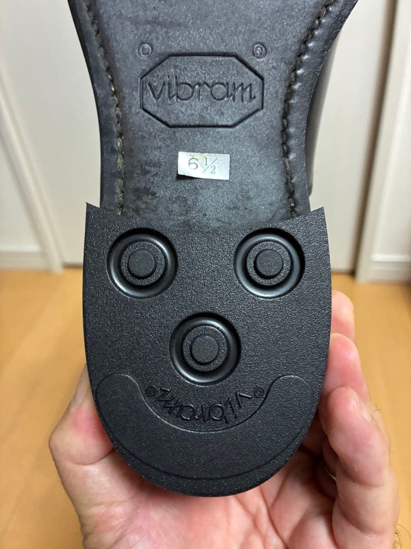 三陽山長 サンヨウヤマチョウ R309ラスト ストレートチップ ブラック 6.5