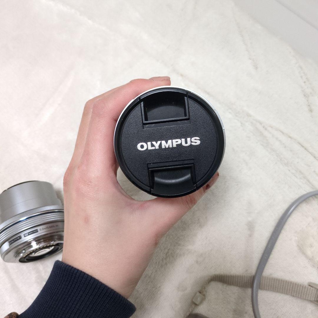 OLYMPUS E-PL9 レンズ2個付 9点セット ブラウン 初心者カメラ