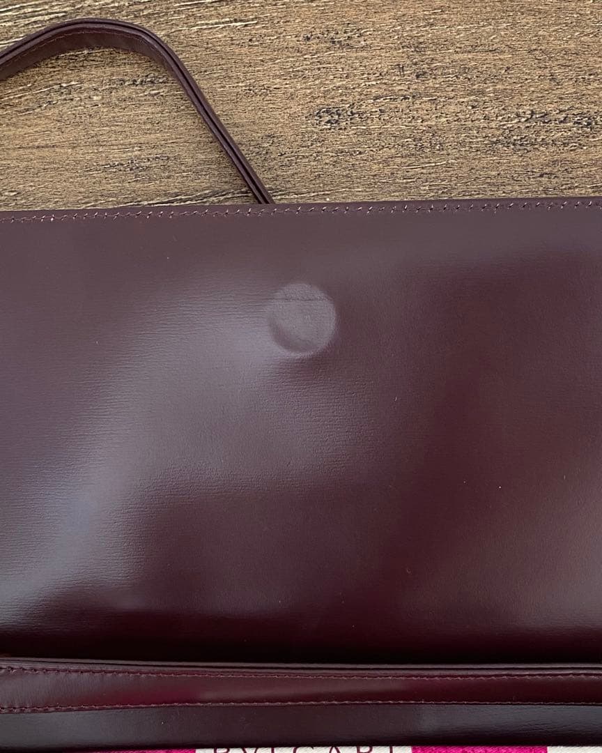 【希少・美品】BVLGARI ブルガリ ヴィンテージ クラッチバッグ ピンク