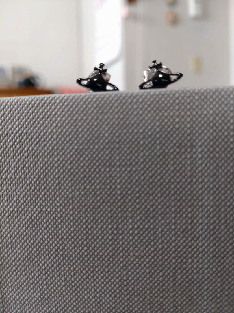 まる Vivienne Westwood ピアス 黒