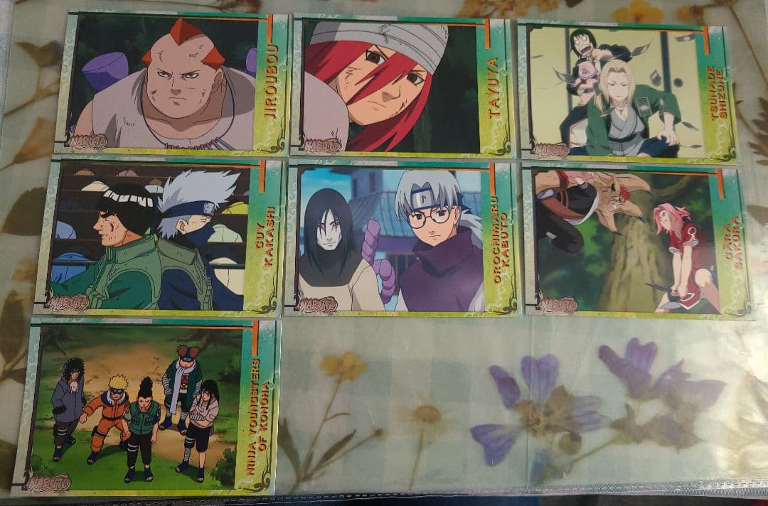 NARUTO ナルト ブロマイドカード 58枚