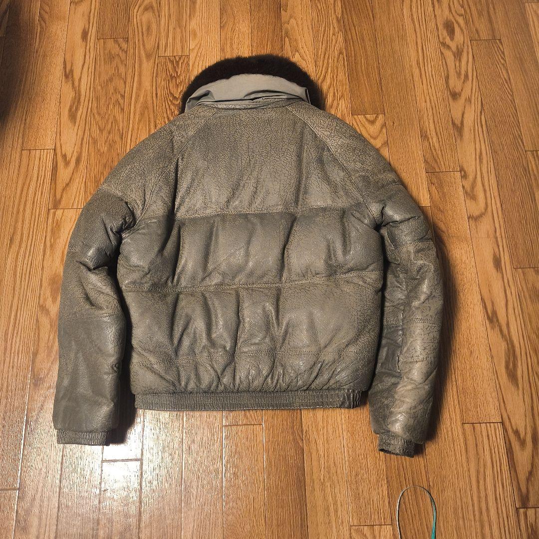 80s 90s DOUBLE  COUNTRY ダウン グレー