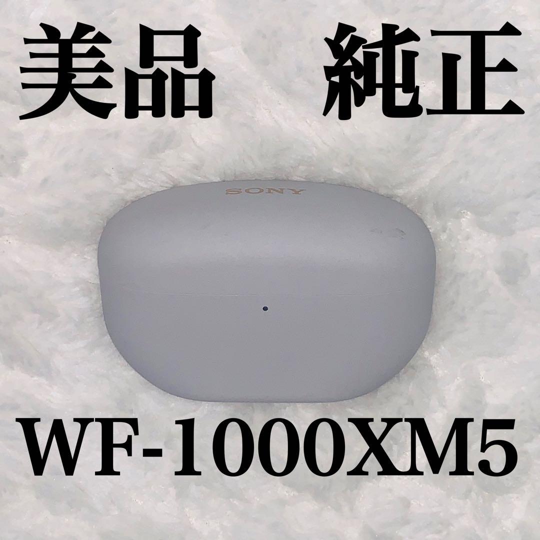 美品　SONY WF-1000XM5 プラチナシルバー　充電ケースのみ