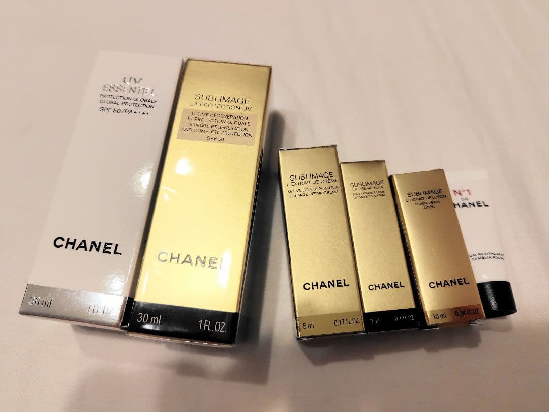 CHANEL　日焼け止めセットプラススキンケアサンプルセット