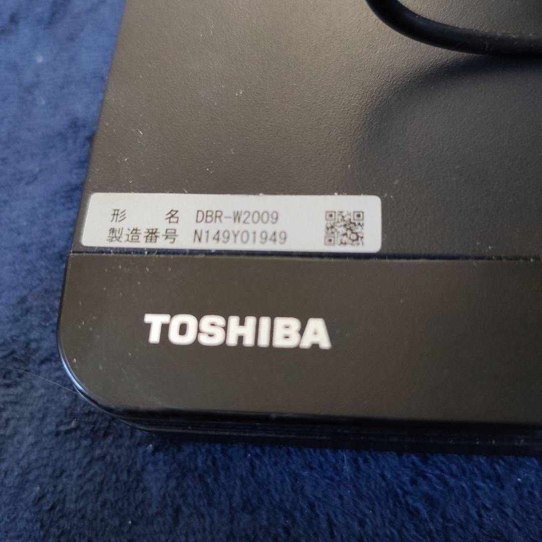 TOSHIBA BDXL対応ブルーレイレコーダー DBR-W2009