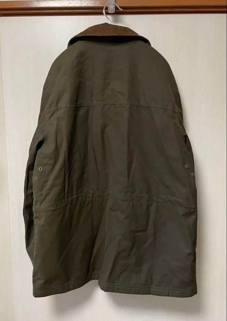 エルエルビーン　オイルジャケット　ミリタリー肘当て付き