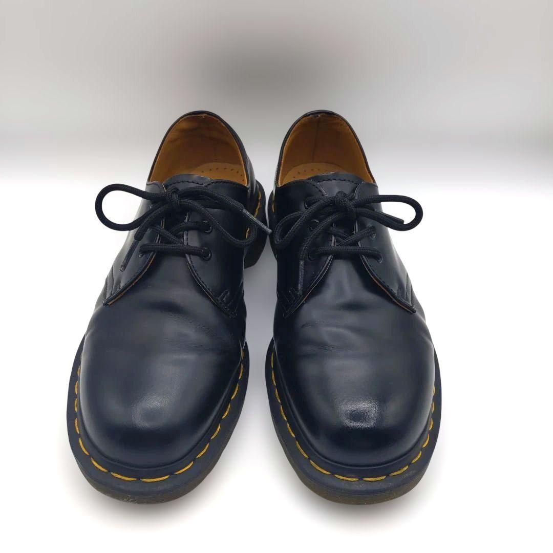 【美品】 ドクターマーチン 1461 59 UK7 3ホールシューズ ブラック