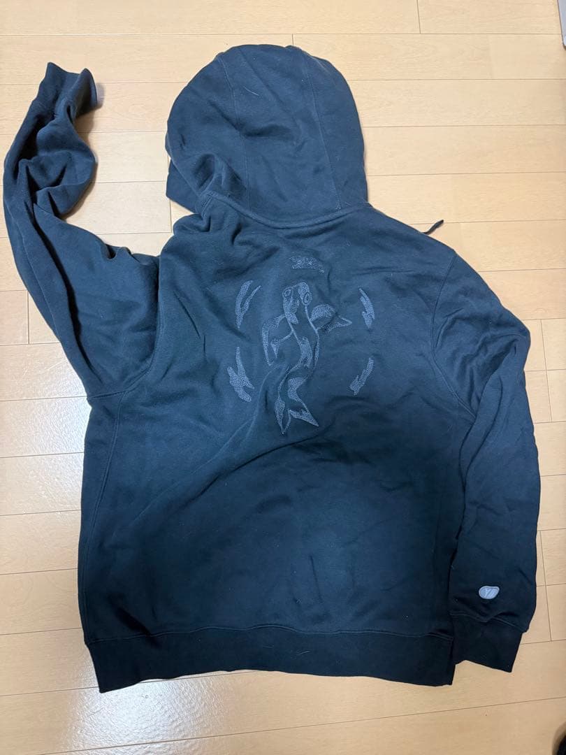 POLO フード付きブラックダウンベスト&Nike パリ五輪　日本刺繍パーカー