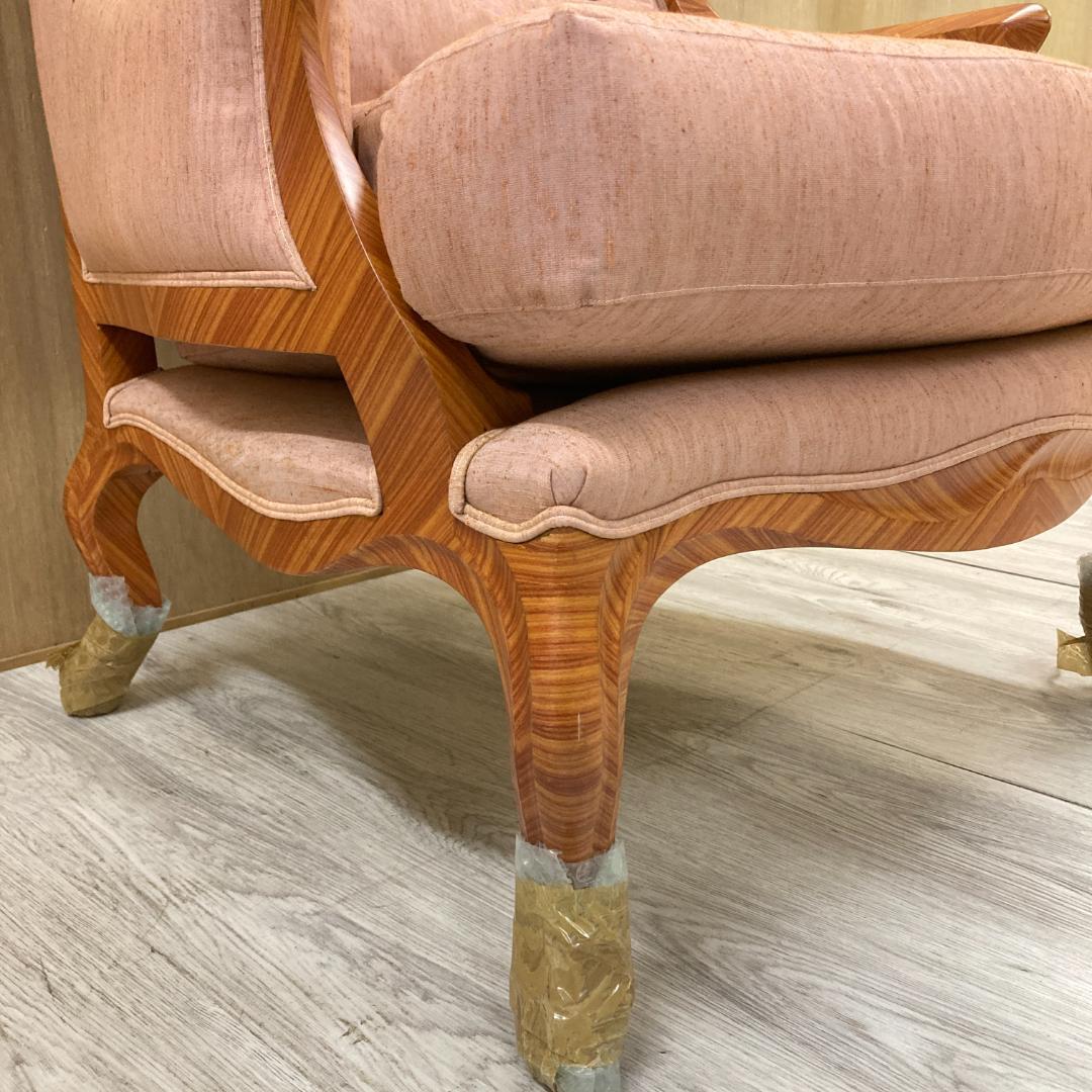 クラシック アームチェア シングルソファ ウィングバックチェア 一人掛け