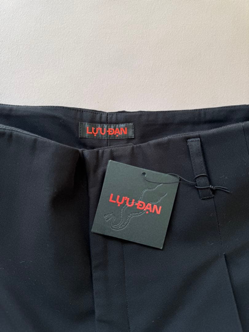 LU’U DAN ルーダン　ボンタン　スラックス　パンツ　ブラック　46 M